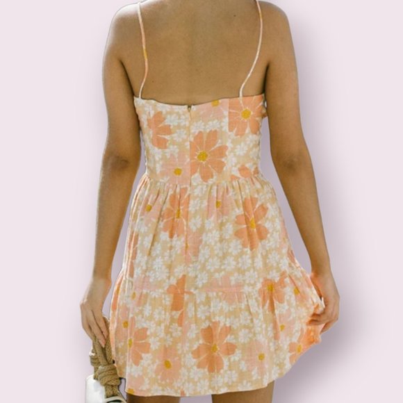 NEW! Sabo Skirt "Tasja Dress" in autumn floral ~ size S ~ wedding guest perfect - Picture 4 of 9